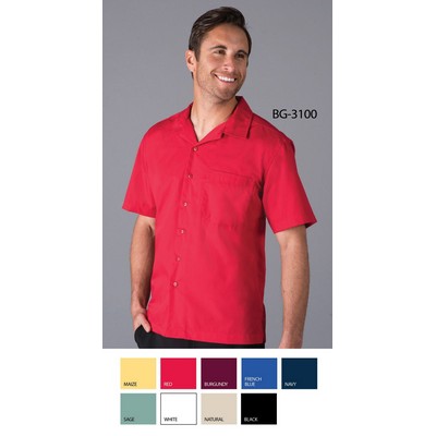 Men's Easy Care Poplin Camp Shirt