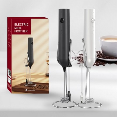 CafePro Electric Milk Frother – Rechargeable with 3 Speed Settings
